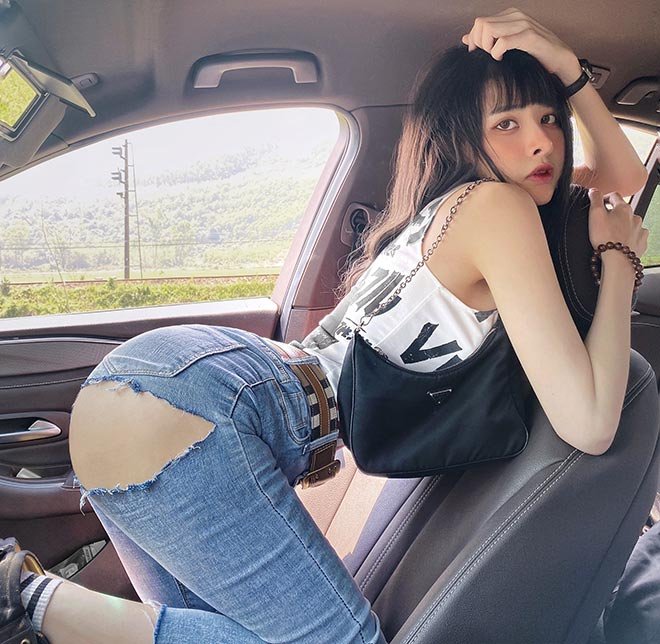 Cô gái hot nhất Nam Định mặc tôn đường cong mỹ miều vào bếp nấu ăn &#34;gây sốt&#34; - 6