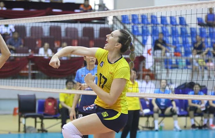 Ngoại binh cao 1m98 giúp Thái Bình đăng quang bóng chuyền nữ quốc gia 2022 - ảnh 1