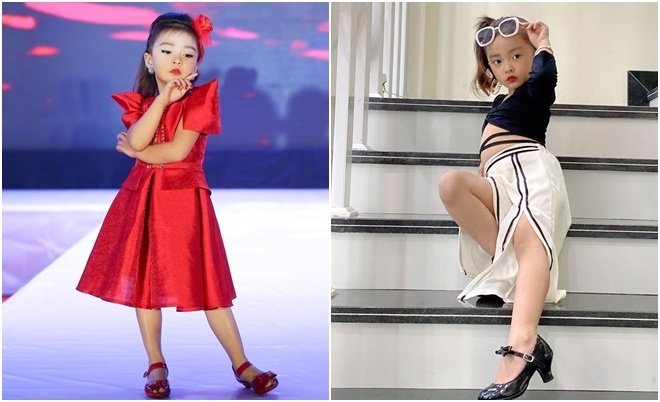 Bé gái Nam Định trời phú gương mặt xinh đẹp, 5 tuổi tự bắt xe lên phố thi mẫu nhí - Hình 9