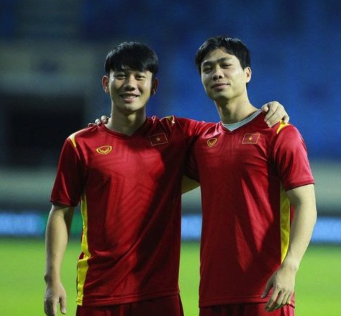  Minh Vương và Công Phượng vốn là 2 người bạn thân thiết. (Ảnh: FB Minh Vương)