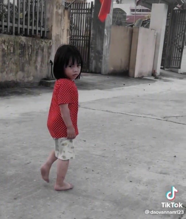 Bé gái có khuôn mặt “chiến” nhất Vịnh Bắc Bộ