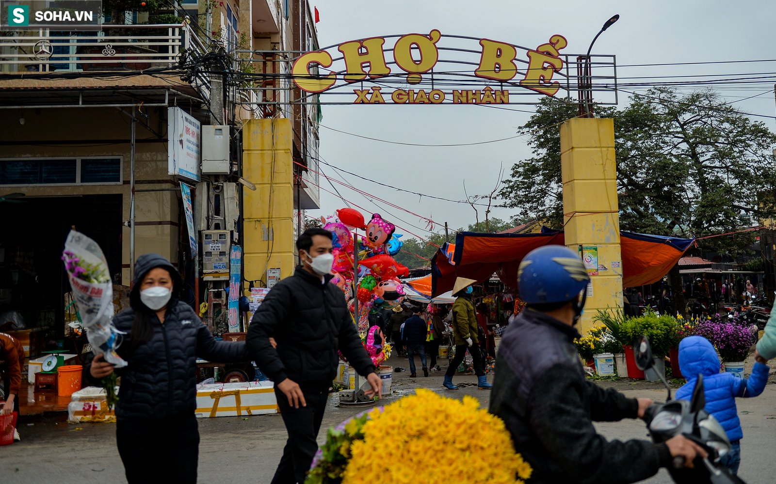 Nam Định: Phiên giáp Tết ở một chợ cổ có tuổi đời gần 700 năm - Ảnh 1.