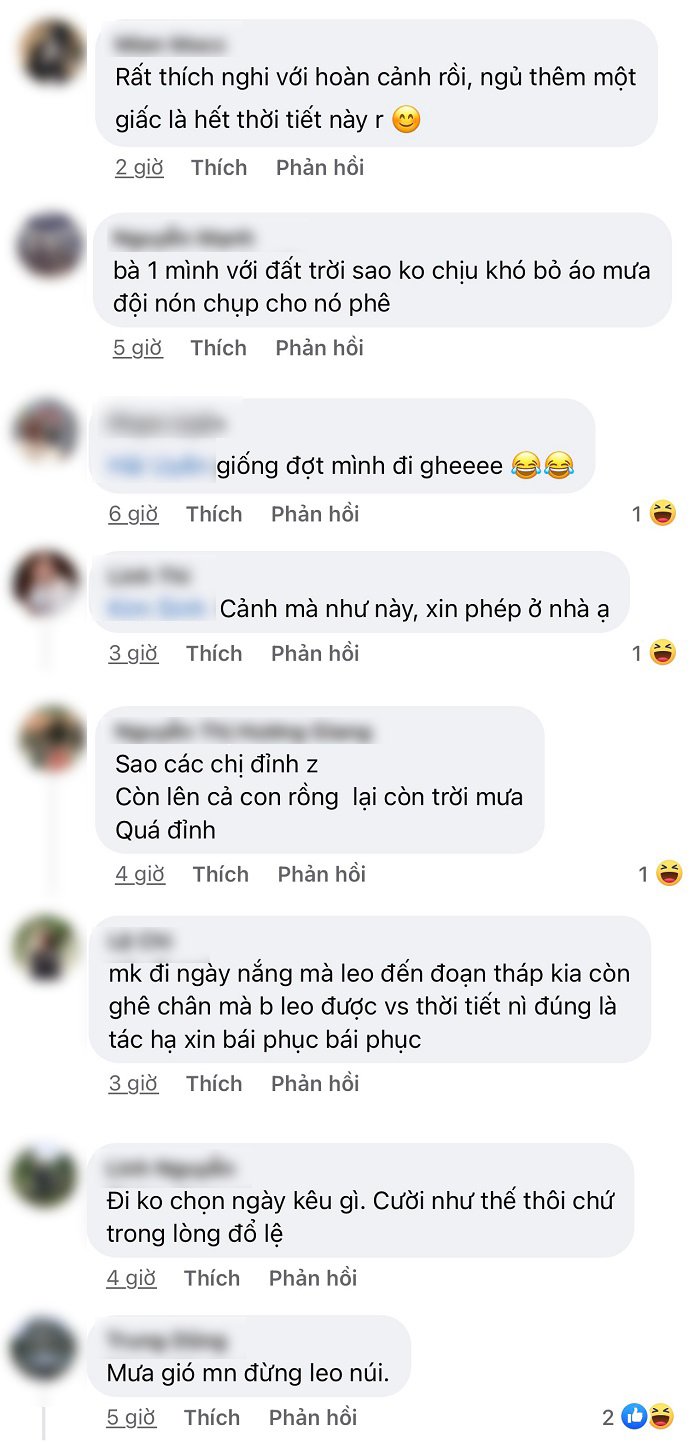  Nhiều người bày tỏ sự ngưỡng mộ tinh thần "vượt khó" đi du lịch của hai cô gái trẻ. (Ảnh: Chụp màn hình FB H.L.H.N)