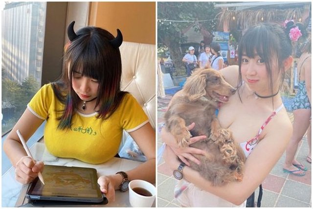 Đi tàu mặc đồ như xuyên thấu, ngực amp;#34;khủngamp;#34; sắp bung cả cúc áo, cô gái khiến CĐM tranh cãi - 3