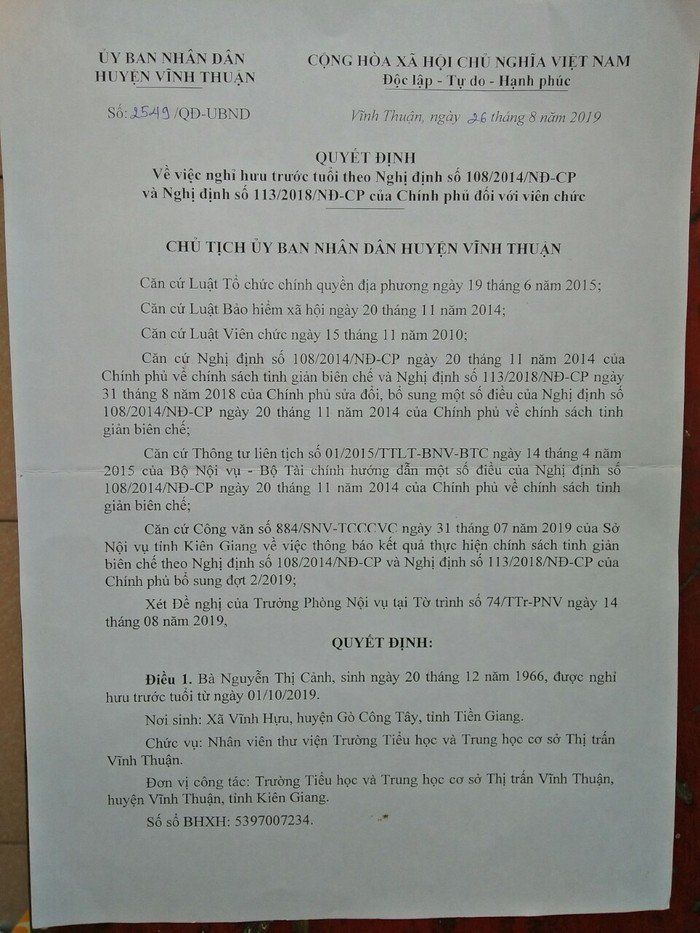 Cô giáo "nước mắt chan cơm" nghỉ hưu đã 6 tháng vẫn không được nhận lương ảnh 1