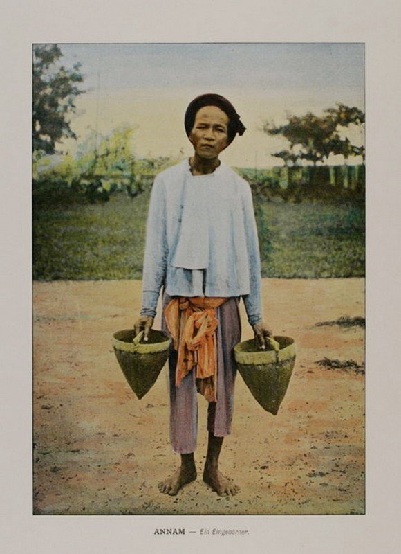 Ngỡ ngàng ảnh màu đặc biệt về Việt Nam 100 năm trước - Hình 12 Ngo ngang anh mau dac biet ve Viet Nam 100 nam truoc-Hinh-12