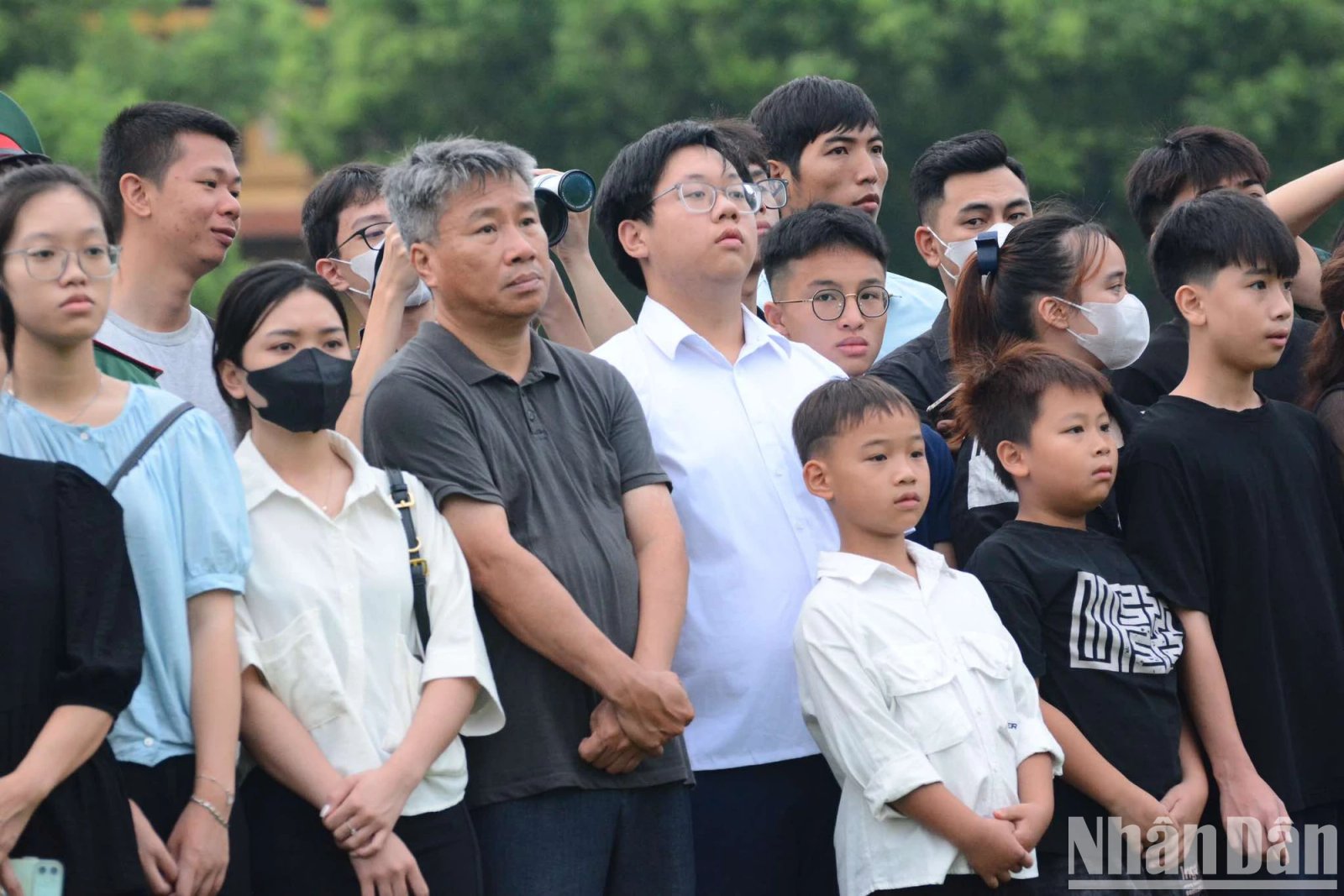 [Ảnh] Lễ thượng cờ theo nghi thức Quốc tang ở Quảng trường Ba Đình ảnh 13