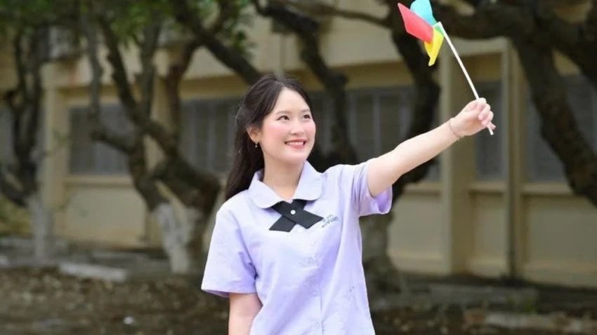 Mai chưa đưa ra quyết định cuối cùng về việc chọn trường đại học. Ảnh: N.V môn tiếng Anh 1.jpg