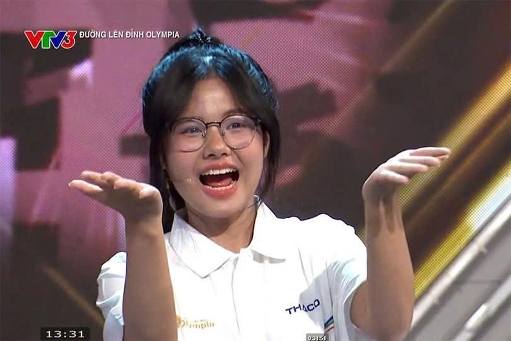 Nữ sinh Olympia xinh đẹp, gây bão với màn đối đáp về game - 1 Nữ sinh Olympia xinh đẹp, gây bão với màn đối đáp về game - 1